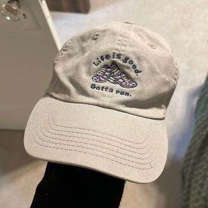 Life is good running hat